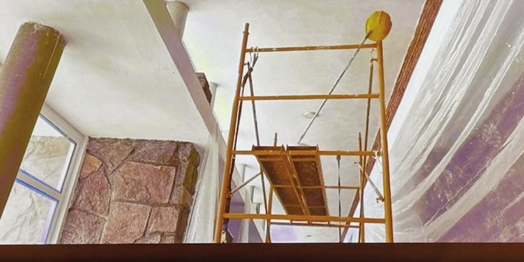 ALGUNOS espacios del conservatorio durante las remodelaciones.