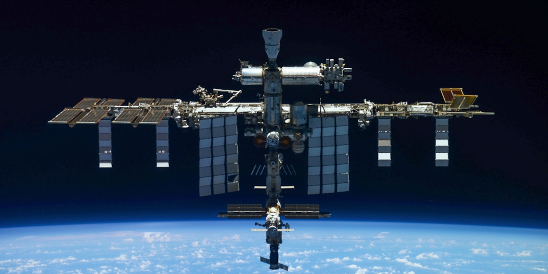 La Estación Espacial Internacional vista desde la nave rusa Soyuz MS-19, el 30 de marzo del 2022.