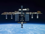 La Estación Espacial Internacional vista desde la nave rusa Soyuz MS-19, el 30 de marzo del 2022.