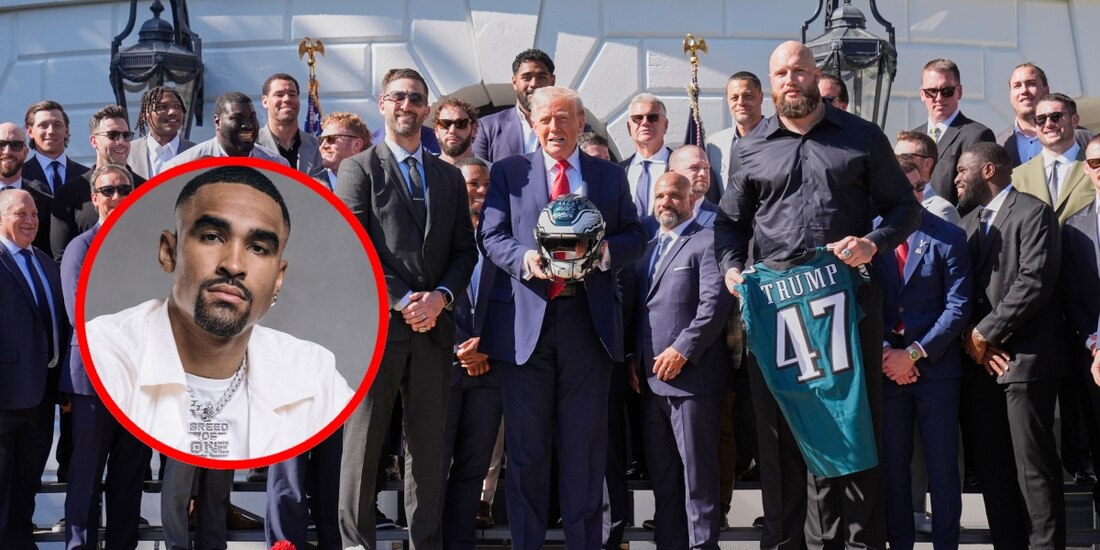 Jalen Hurts no visita a Donald Trump en la Casa Blanca