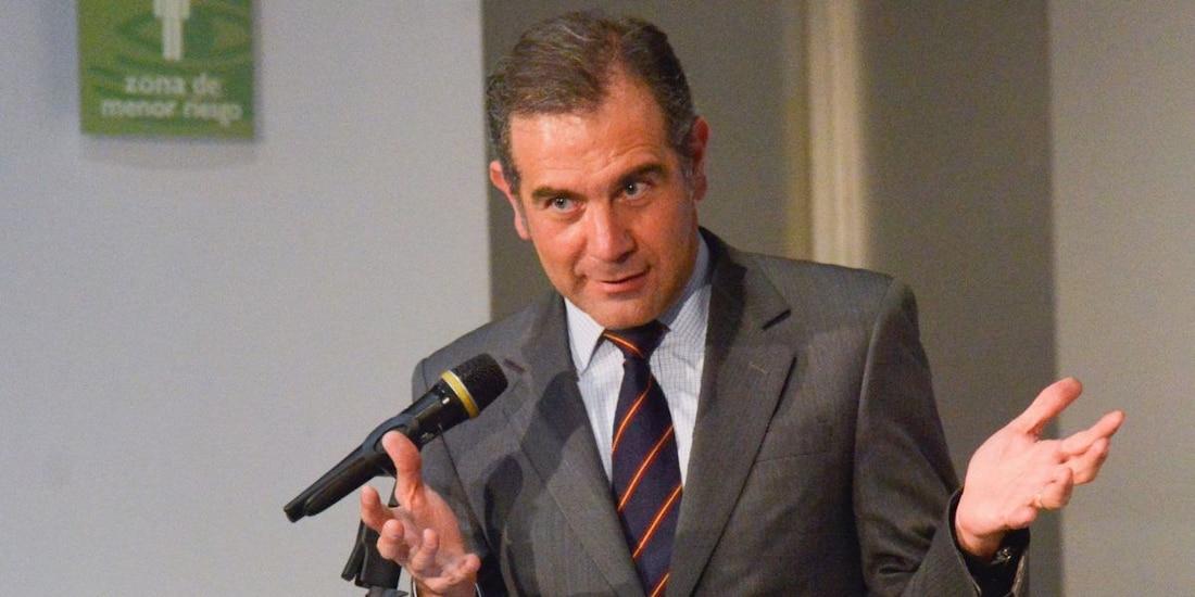 Lorenzo Córdova, consejero presidente del INE.