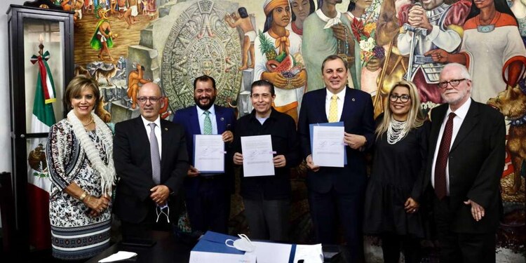 “Este convenio representa una unión, la palabra alianza es muy importante porque hoy somos aliados", dijo el alcalde de Coyoacán, Giovani Gutiérrez.