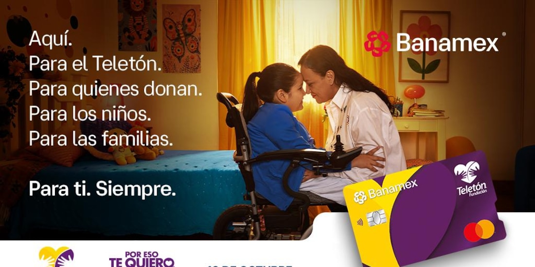 Teletón y Banamex celebran 29 años de una alianza.