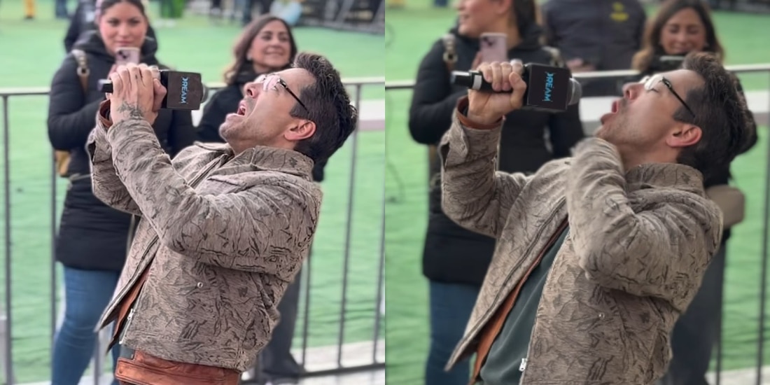 Omar Chaparro canta ‘La Guadalupana’ e imita a Itati Cantoral