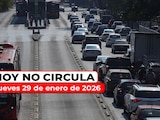 Este jueves 29 de enero de 2026 aplica el Hoy No Circula en la ZMVM.