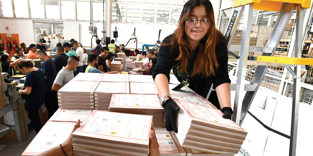 Inicio de la distribución de las boletas electorales en la CDMX, el pasado 16 de mayo.