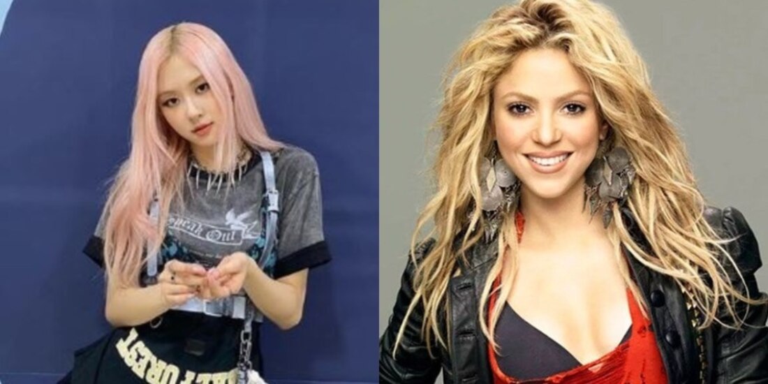 Rosé de Blackpink y Shakira