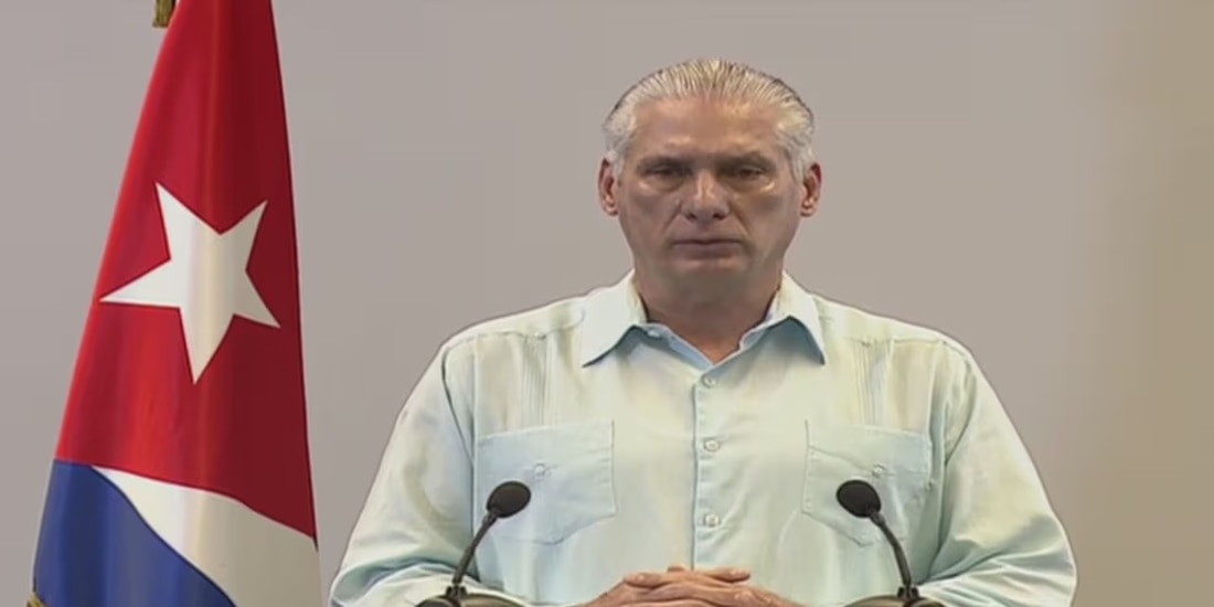 El Presidente de Cuba en mensaje oficial