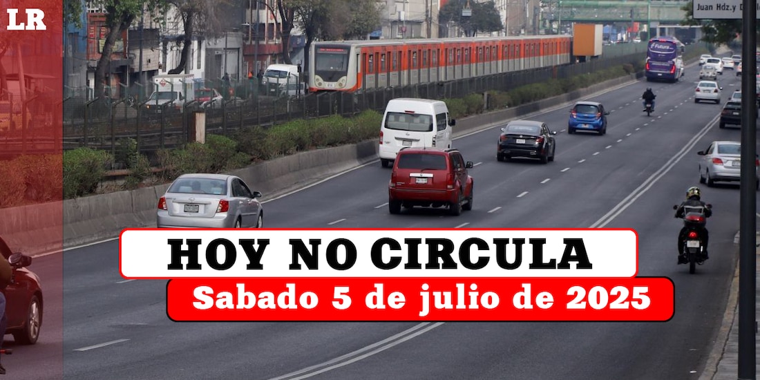 Te contamos qué autos deben descansar este sábado 5 de julio de 2025 en la Ciudad de México y el Estado de México.
