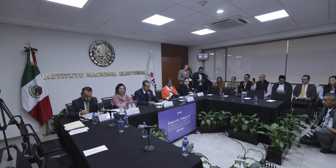 El Instituto Nacional Electoral aprobó el calendario para elección judicial de 2025.