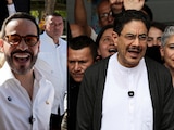 Los candidatos Abelardo De La Espriella e Iván Cepeda