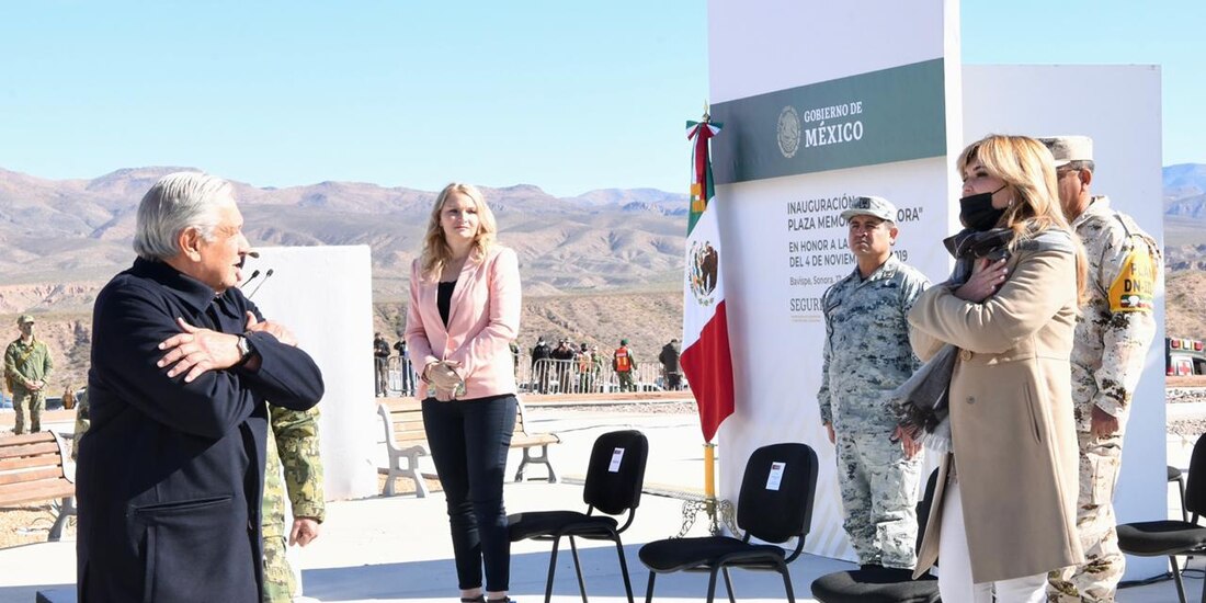 El Presidente de México en gira por Sonora.