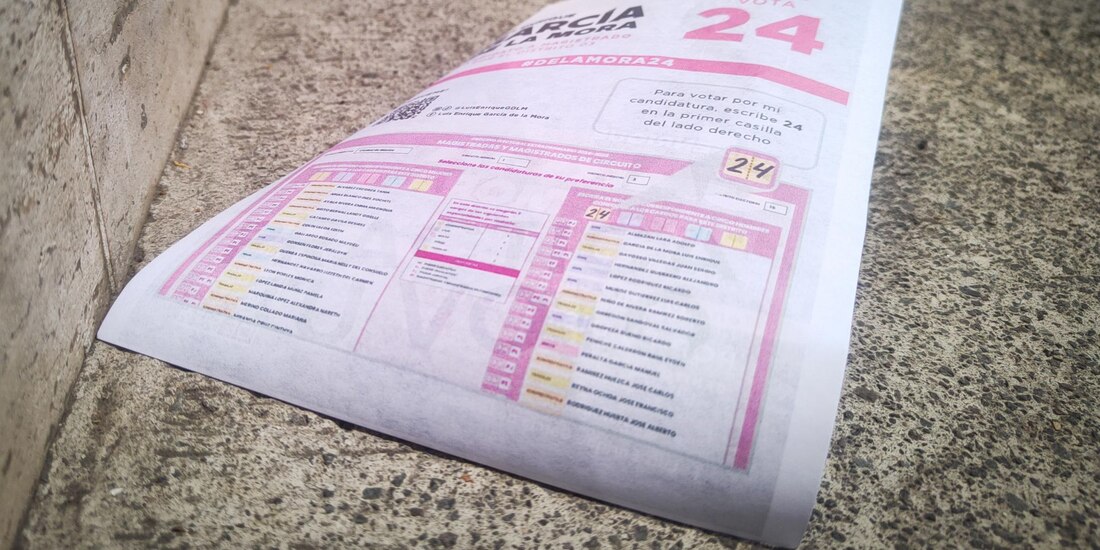 Propaganda electoral para la elección judicial del 1 de junio en la CDMX