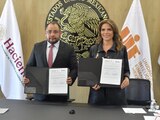 Lotería Nacional y UIF firman convenio para fortalecer la prevención de operaciones con recursos de procedencia ilícita.