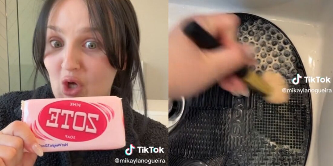"Huele muy bien", dijo la influencer en su video, asombrada por el jabón Zote.