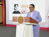 Rosa Icela Rodríguez, secretaria de Gobernación, este viernes en Palacio Nacional.