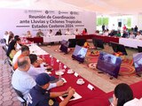 Realizan en Guerrero reunión de Coordinación ante Lluvias y Ciclones Tropicales 2024.