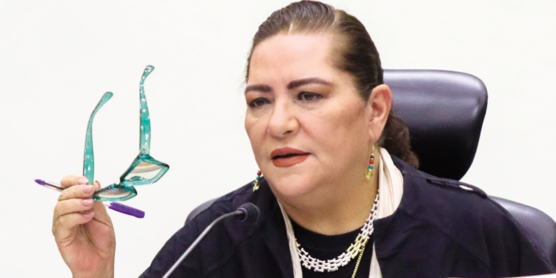 Guadalupe Taddei Zavala, consejera presidenta del INE, en octubre.
