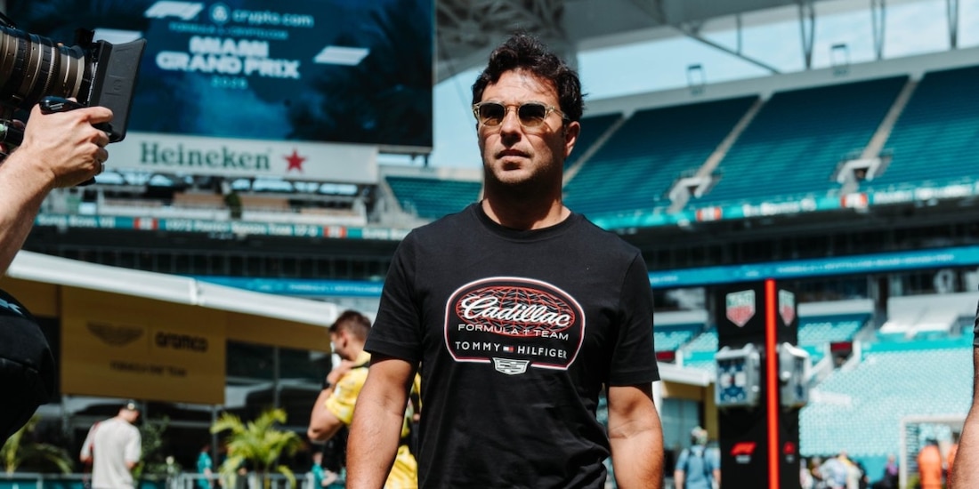 Checo Pérez en el GP de Miami de F1