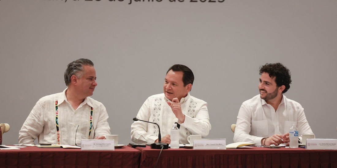 El Gobernador Joaquín Díaz Mena encabezó la Mesa Regional de Trabajo con el IMPI .