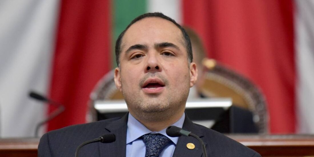 El diputado local de Acción Nacional y presidente de la Comisión Anticorrupción del Legislativo, Gonzalo Espina Miranda, en imagen difundida por su equipo de prensa, ayer.