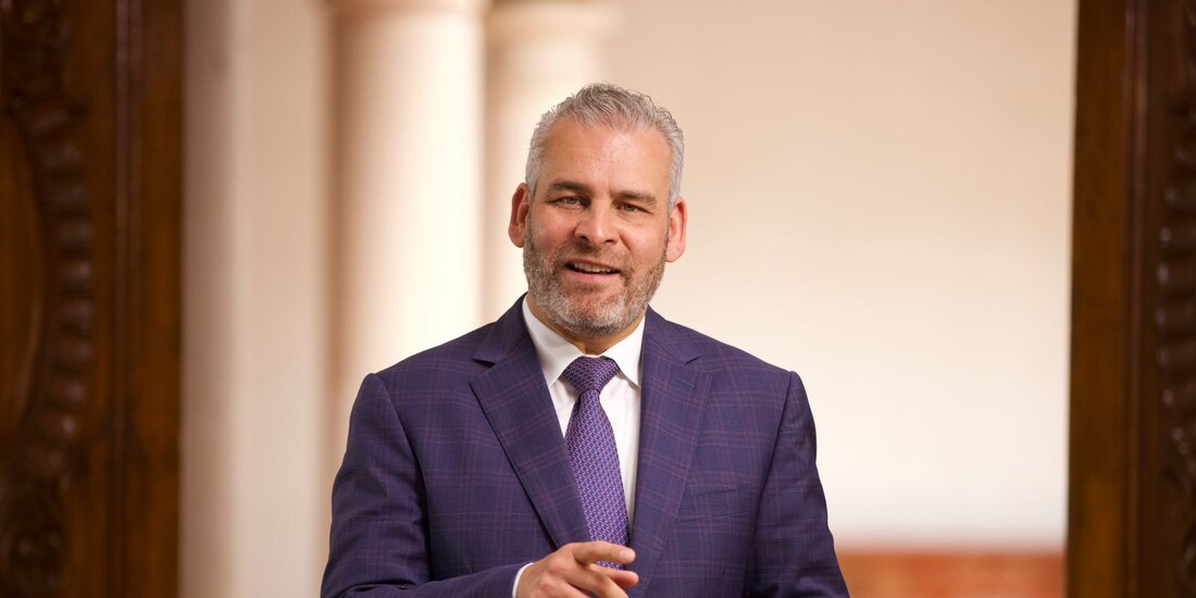 Alfredo Ramírez Bedolla, gobernador constitucional de Michoacán.