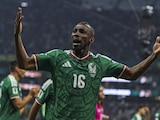Julián Quiñones celebra uno de sus goles con México en el Mundial 2026.
