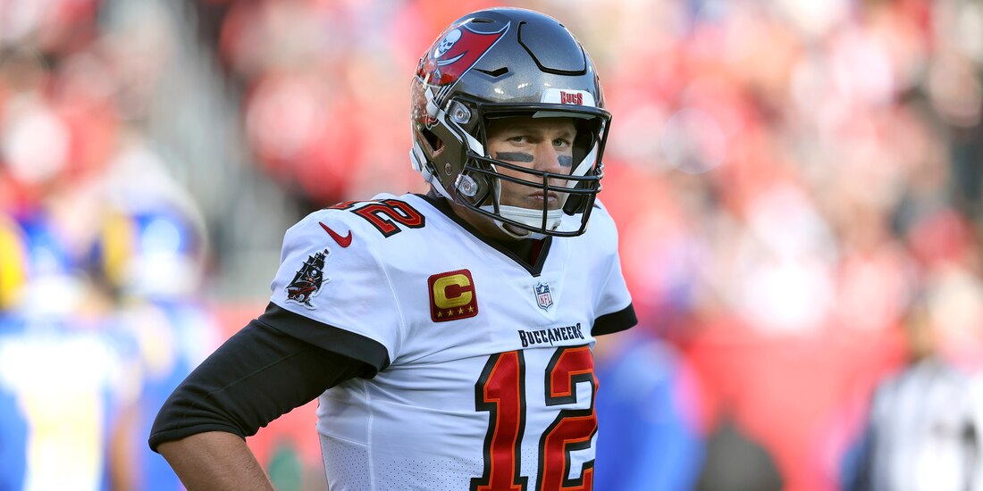 Tom Brady, el pasado 23 de enero, durante el juego de la ronda divisional de la NFL entre Buccaneers y Rams.