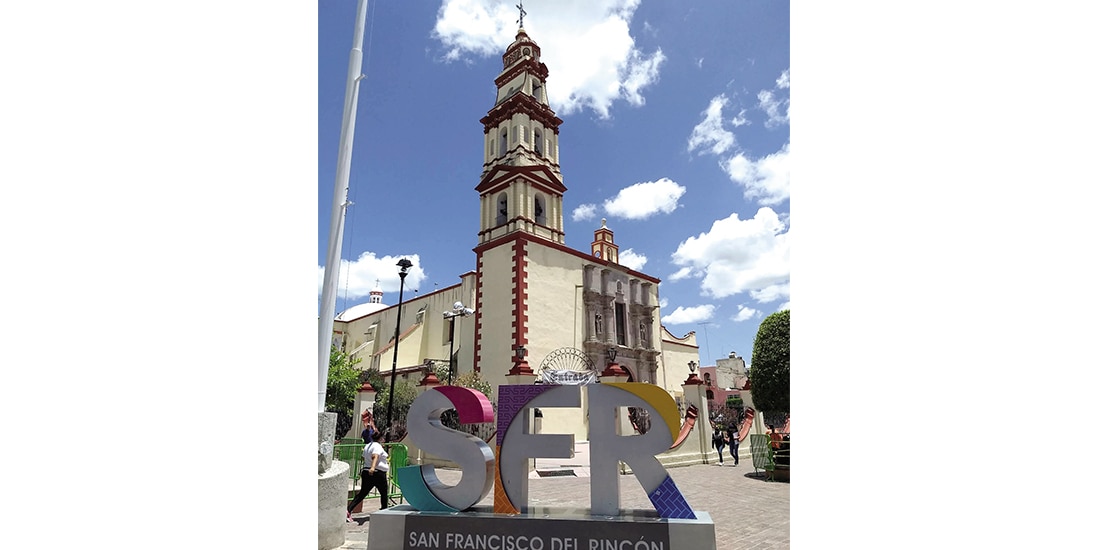 ASPECTO del municipio guanajuatense, que ha tenido reducción de homicidios.