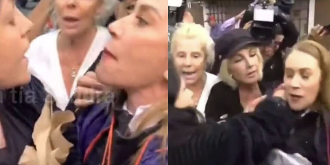 Hija de Olivia Collins y Mónica Castañeda se pelean afuera de funeral de Julián Figueroa