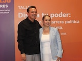 Sergio Torres Félix y Elizabeth Montoya Ojeda, coordinador y diputada de Movimiento Ciudadano, respectivamente, en Sinaloa.