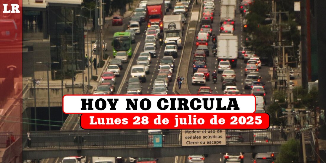 Te decimos qué vehículos deben descansar este lunes 28 de julio de 2025 en la Ciudad de México y el Estado de México.