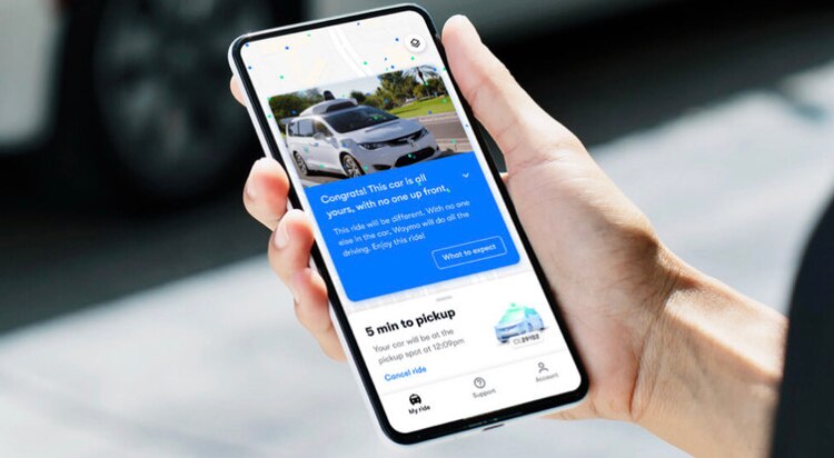 Waymo One es una app disponible para iOS y Android.