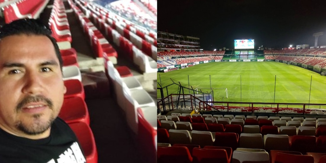 Las selfies con miles de butacas vacías rápidamente se volvieron virales entre los aficionados al futbol.