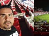 Las selfies con miles de butacas vacías rápidamente se volvieron virales entre los aficionados al futbol.