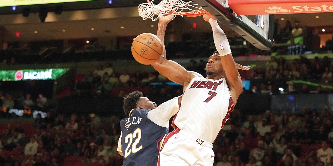 El europeo, durante un partido de pretemporada de la NBA contra los Pelicans