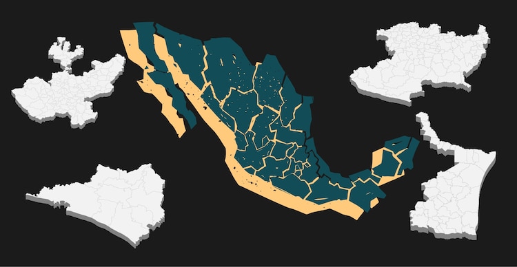 Estados en los que operaba el Cártel del Milenio