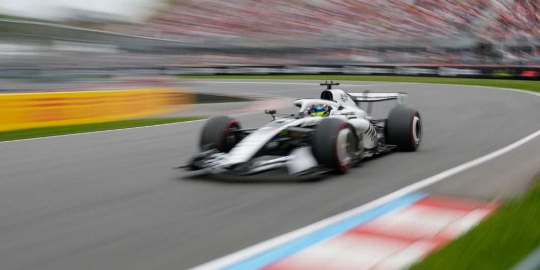 Checo Pérez durante la qualy del GP de Canadá.