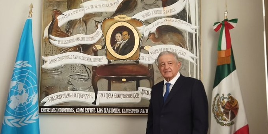 AMLO grabó un mensaje para migrantes mexicanos que están en EU.