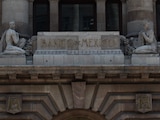 En la imagen, la fachada del Banco de México en la capital del país