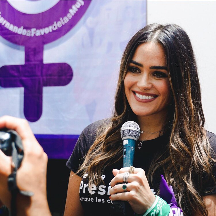 Alessandra Rojo de la Vega, candidata ganadora por la alcaldía Cuauhtémoc.