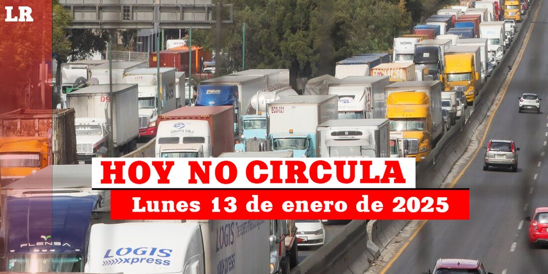 Te contamos cómo aplica el Hoy No Circula este lunes 13 de enero en la Ciudad de México y el Estado de México.