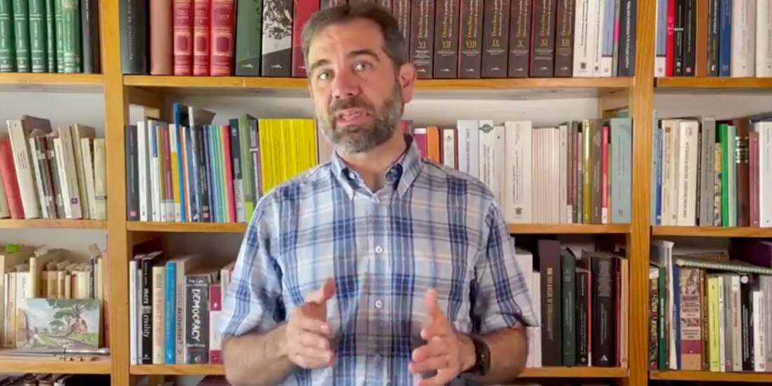 Lorenzo Córdova, presidente del INE.