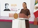 Claudia Sheinbaum, Presidenta de México, este miércoles en Palacio Nacional.