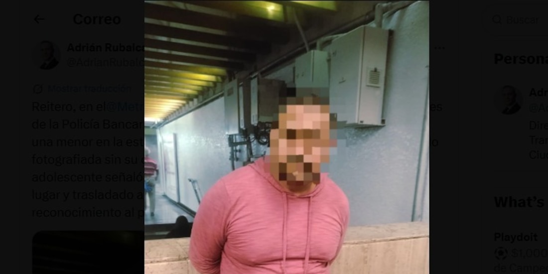 El sujeto detenido.