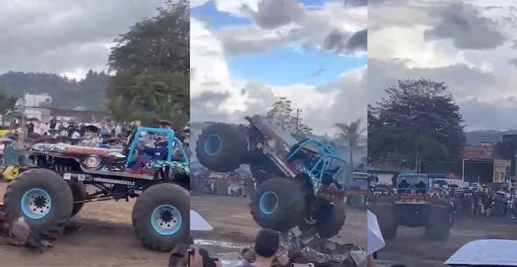 Video del accidente de la Monster Truck
