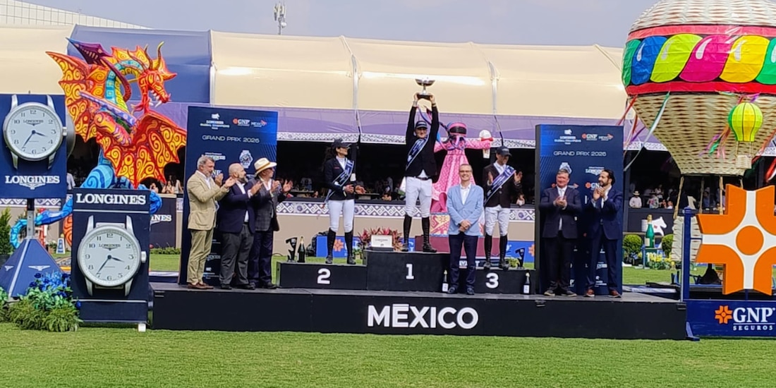 Piergiorgio Bucci fue el ganador del Gran Premio de México del Longines Global Champions Tour México 2026.