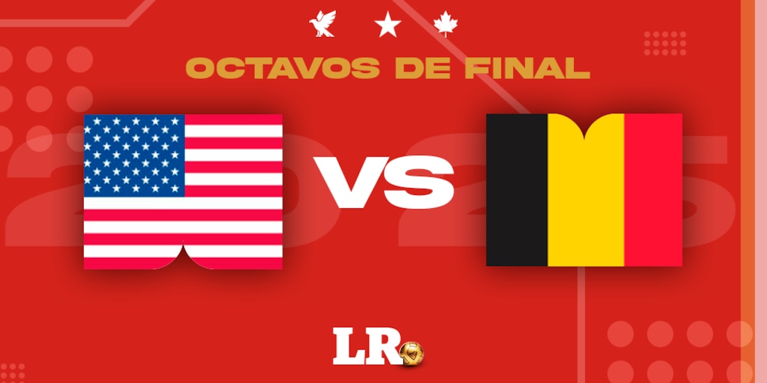 Estados Unidos se mide Bélgica en octavos de final del Mundial 2026