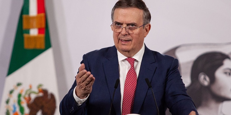 El secretario de Economía, Marcelo Ebrard.