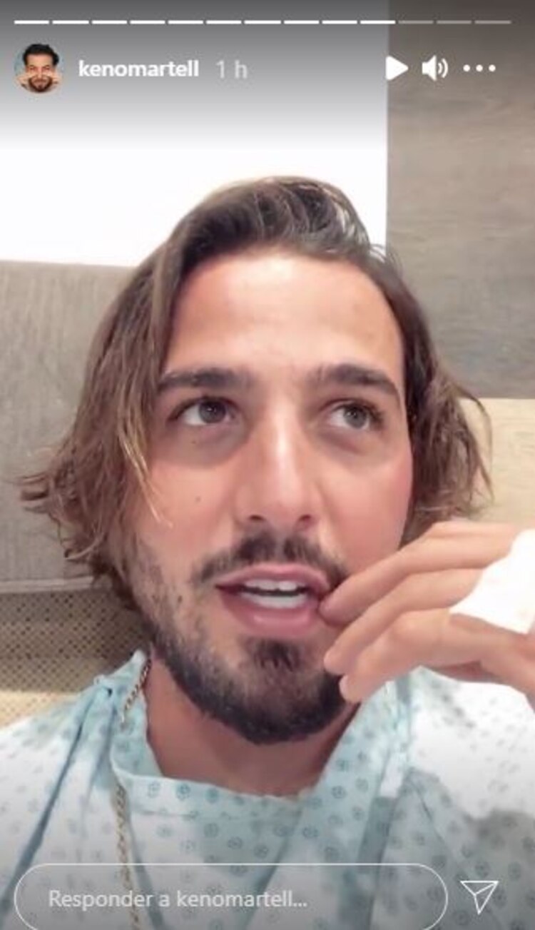 Keno Martell está hospitalizado
